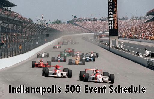 Indy 500 Schedule